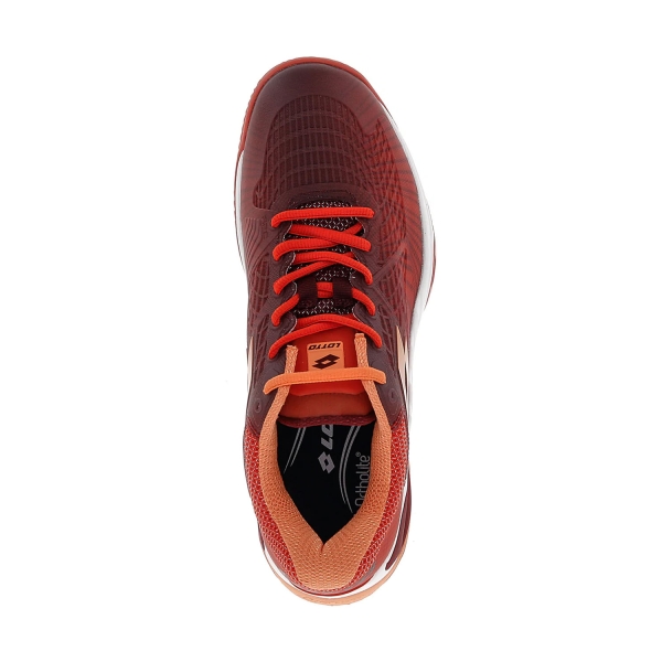 Lotto Mirage 100 II Clay - Grenadine Red/Tawny Red/Nectarine