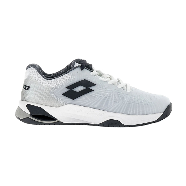 Scarpe Tennis Uomo Lotto Mirage 100 II Speed  All White/Asphalt/Vapor Gray 2189906DB
