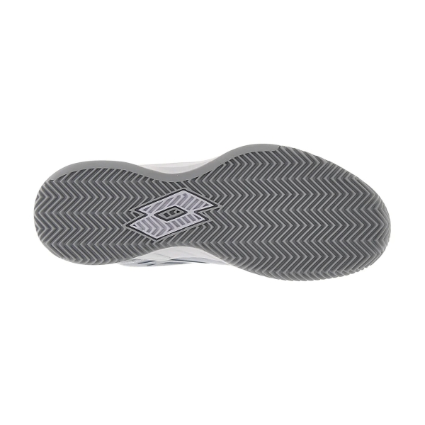 Lotto Mirage 100 II Clay - All White/Cool Gray