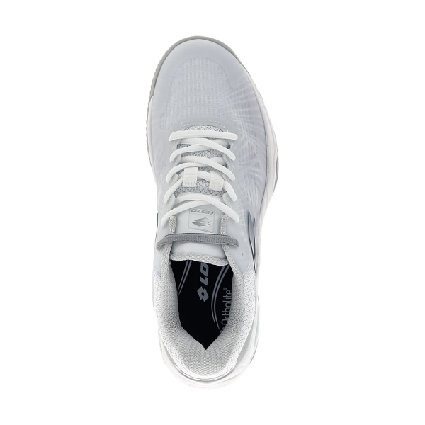 Lotto Mirage 100 II Clay - All White/Cool Gray
