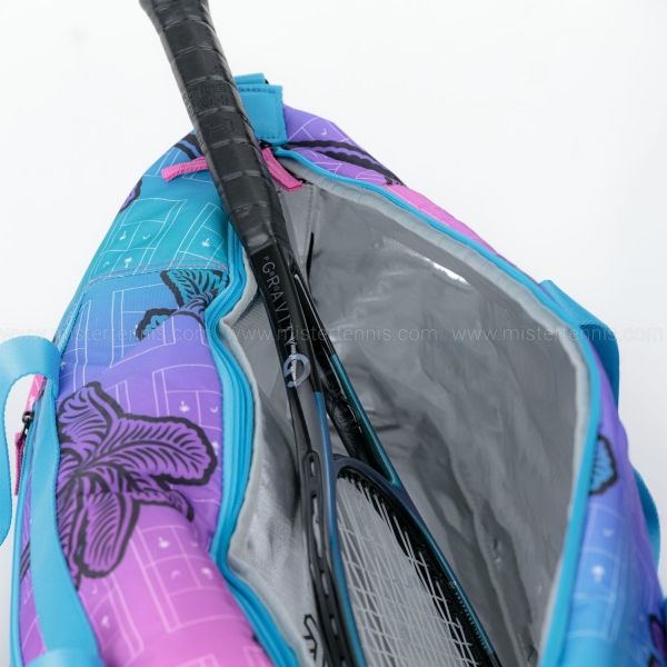 HEAD Tour L Palm Tree Crew Bag - Purple/Light Blue