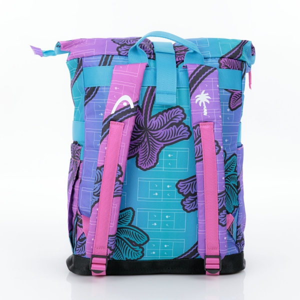 HEAD Tour Palm Tree Crew Backpack - Purple/Light Blue