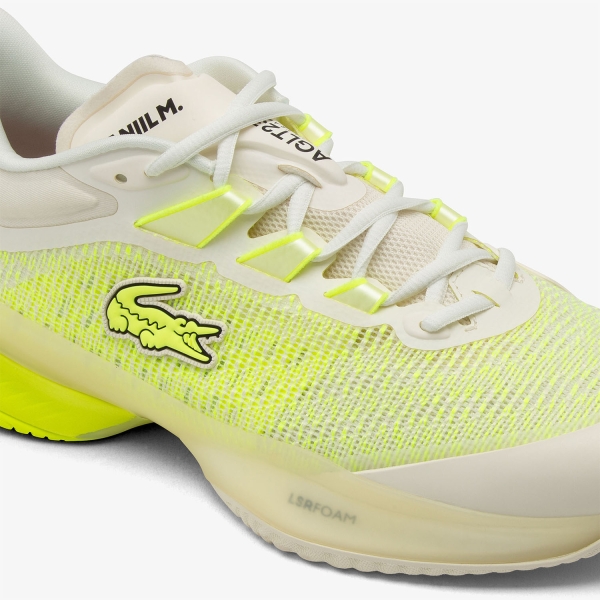 Lacoste AG-LT23 Ultra x Daniil Medvedev - Off White/Yellow