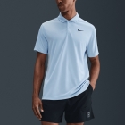 Nike Dri-FIT Solid Logo Polo - Celestine Blue/Black