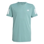 adidas Club 3 Stripes Logo Camiseta Niño - Powder Teal