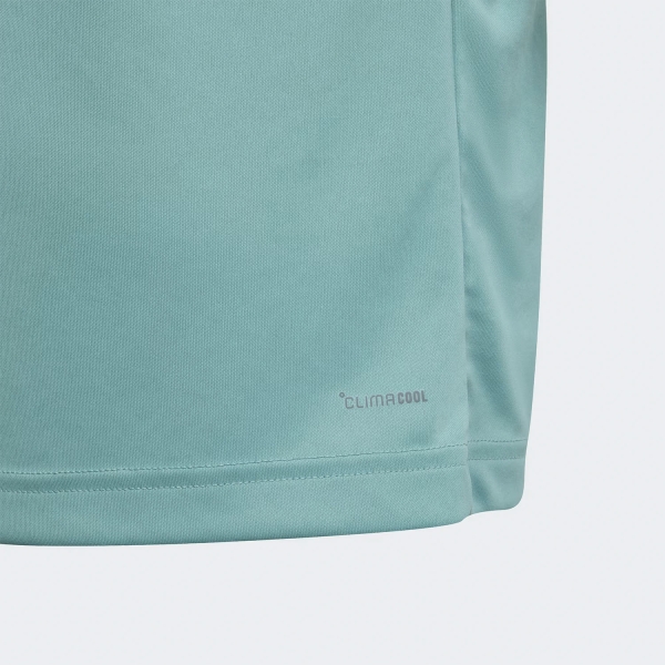 adidas Club 3 Stripes Logo Camiseta Niño - Powder Teal