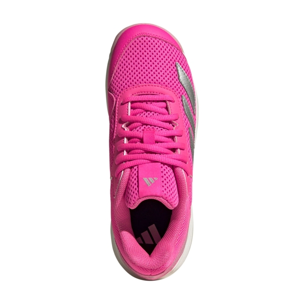 adidas Courtflash Niños - Lucid Pink/Silver Metallic/Bliss Pink