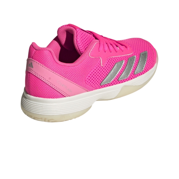 adidas Courtflash Niños - Lucid Pink/Silver Metallic/Bliss Pink