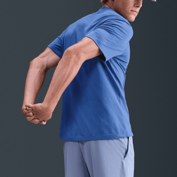 Nike Dri-FIT Court T-Shirt - Comet Blue/White