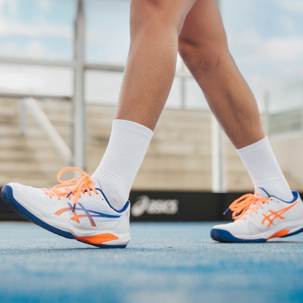 Asics Solution Swift FF 2 Padel - White/Dark Cobalt