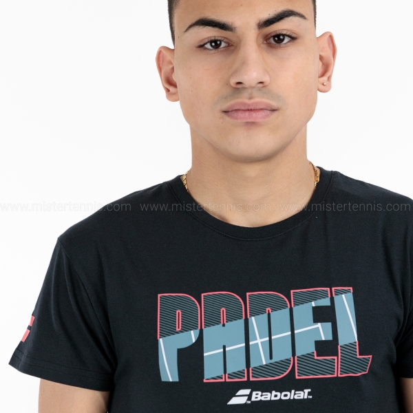 Babolat Court Logo Camiseta - Black