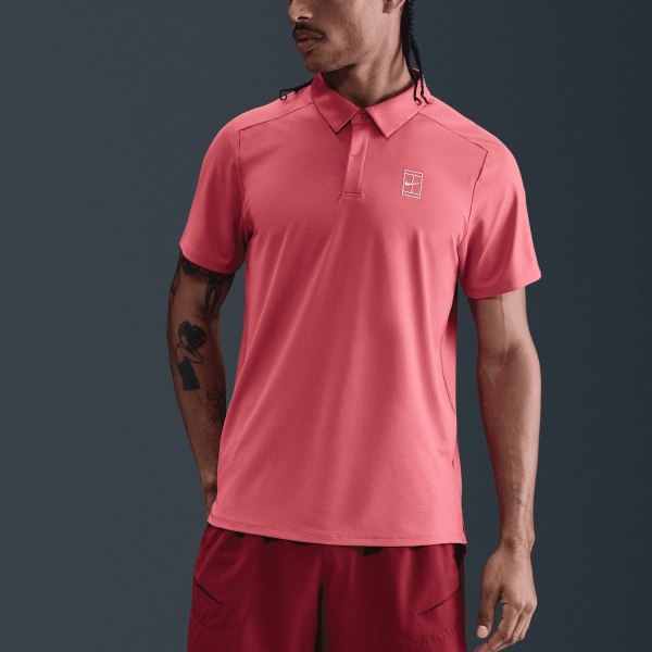 Men's Tennis Polo Nike Court Advantage Polo  Adobe/White FZ6907655
