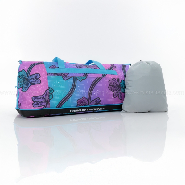 HEAD Tour L Palm Tree Crew Bag - Purple/Light Blue