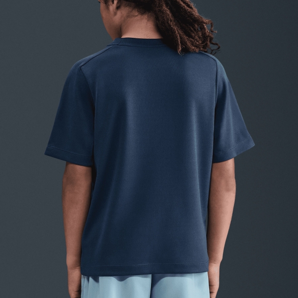 Nike Multi Dri-FIT T-Shirt Boy - Midnight Navy/White