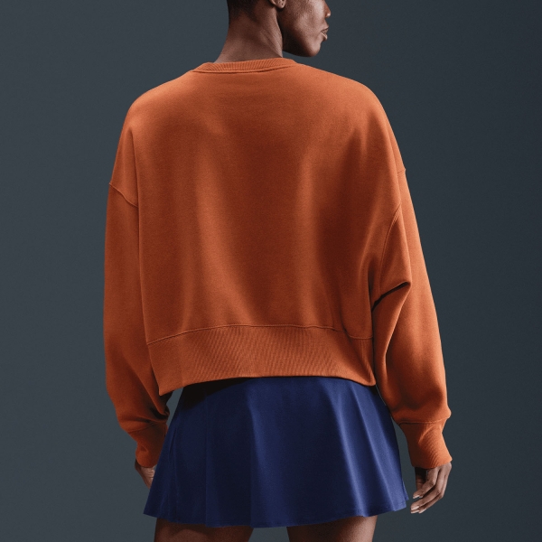Nike Court Phoenix Hoodie - Dark Russet/Cinnamon