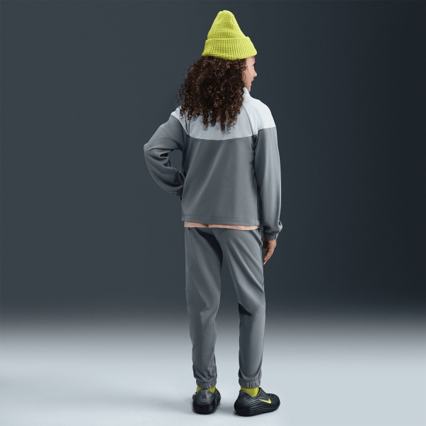 Nike Dri-FIT Tracksuit Kids - Light Smoke Grey/White