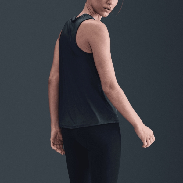 Nike One Classic Logo Tank - Midnight Navy/White