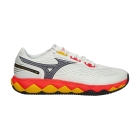 Mizuno Wave Enforce Tour 2 Clay - White/Baritone Blue/Fiery Coral 2