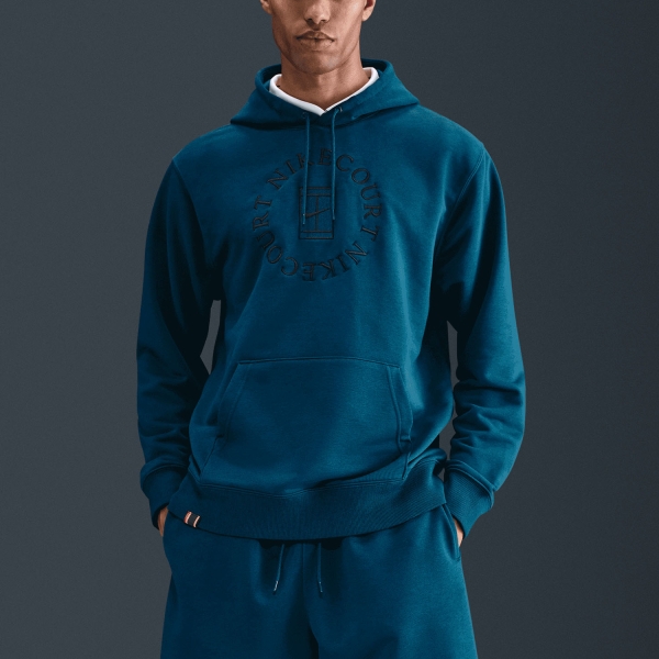 Camisetas y Sudaderas Hombre Nike Court DriFIT Heritage Sudadera  Blue Force/Obsidian HM6759415