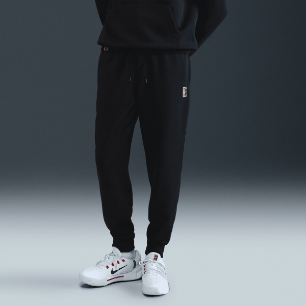 Pantalones y Tights Tenis Hombre Nike Court DriFIT Heritage Pantalones  Black HM6766010