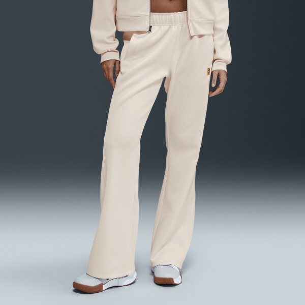 Pantaloni e Tights Tennis Donna Nike Court Heritage Windrunner Pantaloni  Pale Ivory FZ6509110