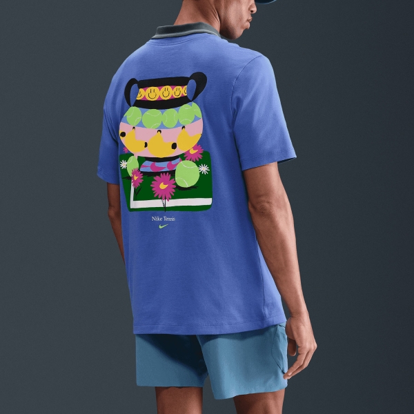 Nike Court Camiseta - Comet Blue