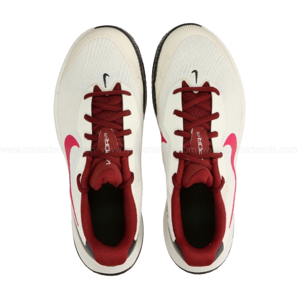 Nike Vapor Lite 3 Clay - Pale Ivory/Rush Pink/Sail/Team Red