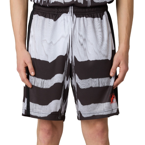 Men's Tennis Shorts Australian Vibrations 8in Shorts  Nero PAUSH0012003