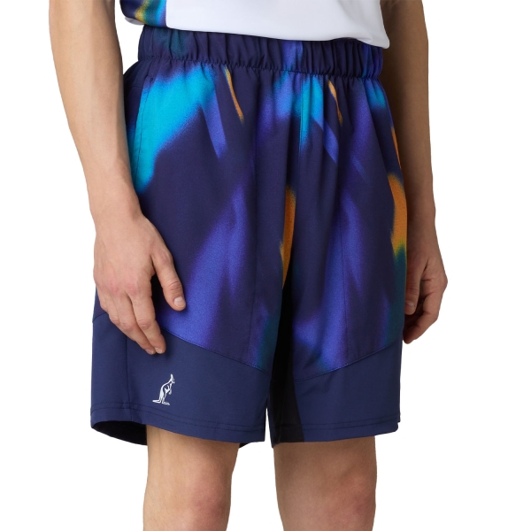 Pantalones Cortos Tenis Hombre Australian Avalon Slam 9in Shorts  Blu Cosmo TEUSH0051842