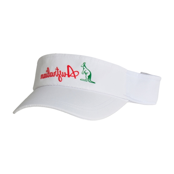 Tennis Hats and Visors Australian Logo Visor  Bianco TEXCA0009002