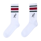 Australian Stripes Socks - Bianco/Blu Navy/Rosso Vivo