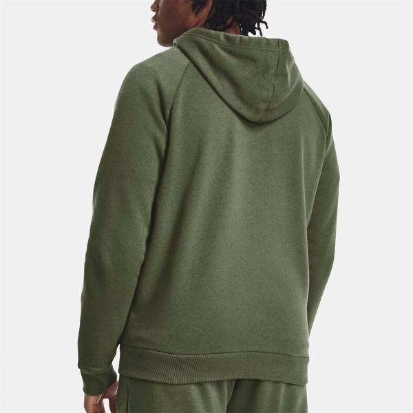 Under Armour Rival Fleece Pro Hoodie - Marine Od Green/White