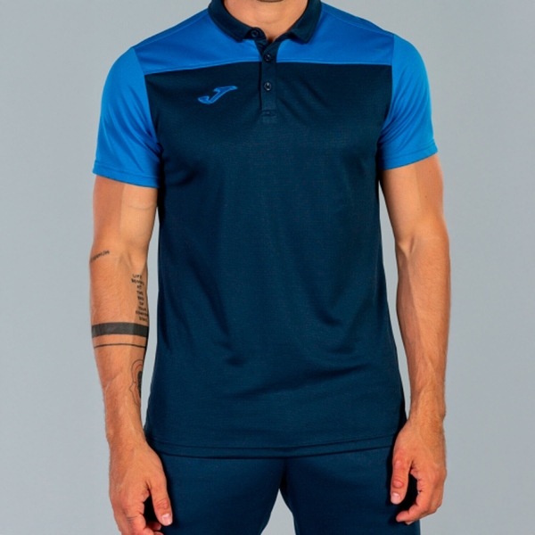 Men's Tennis Polo Joma Hobby II Polo  Navy/Royal 101371.337