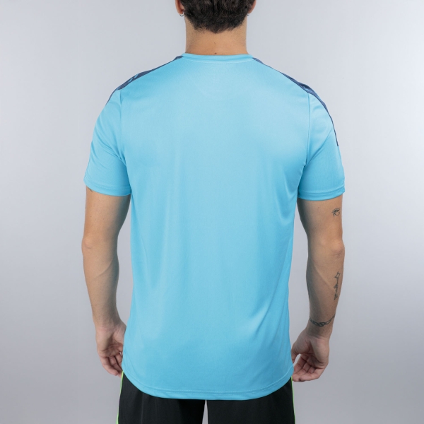 Joma Olimpiada Maglietta - Fluor Turquoise/Navy