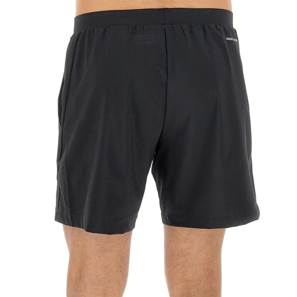 Lotto Superrapida V 7in Shorts - All Black/Silver Metal