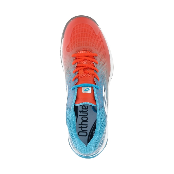 Lotto Superrapida 100 - Grenadine Red/All White/Blue Bird