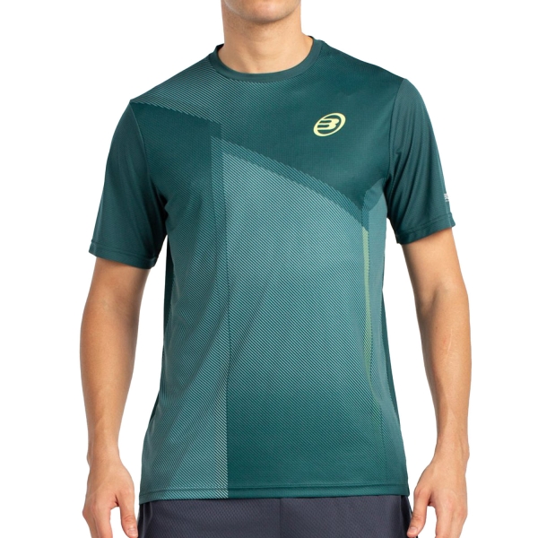 Maglietta Tennis Uomo Bullpadel Lagar Maglietta  Verde Oscuro 490542053