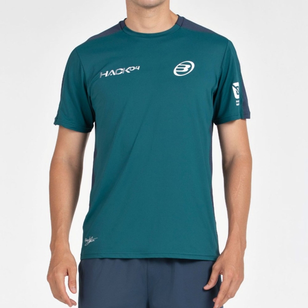 Camisetas de Tenis Hombre Bullpadel Paquito 25I Camiseta  Verde Oscuro 491923053