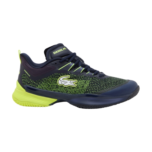Men`s Tennis Shoes Lacoste AGLT23 Ultra x Daniil Medvedev Clay  Navy/Yellow 50SMA02182M3
