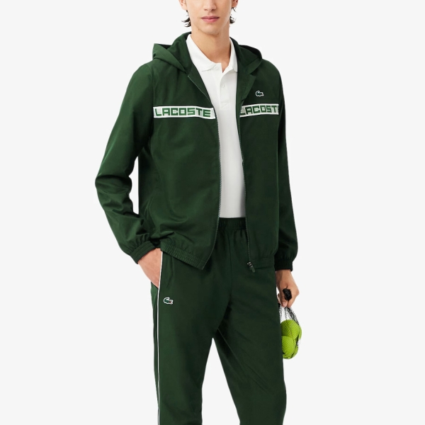 Tute Tennis Uomo Lacoste Logo Tuta  Green WH4757132