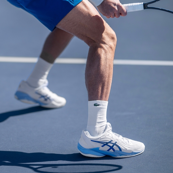 Asics Court FF 3 Novak - White/Tuna Blue