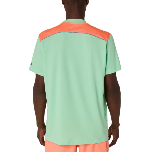 ASICS Court Logo Maglietta - Menthol/Vivid Coral