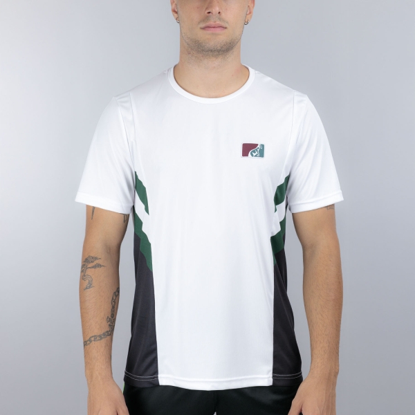Men's Tennis Shirts Australian Classic Ace TShirt  Bianco TEUTS0086002
