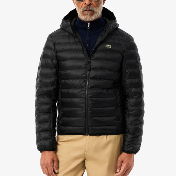 Men's Tennis Jackets Lacoste Quilted Jacket  Black BH2909031