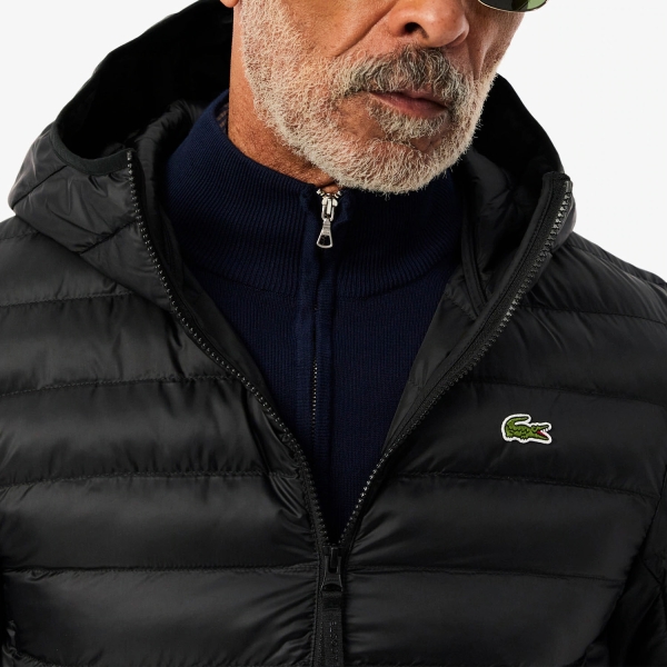Lacoste Quilted Jacket - Black