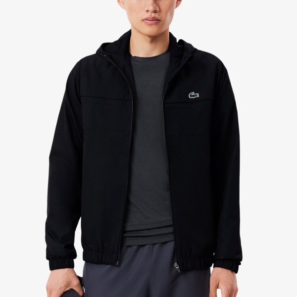 Chaquetas Tenis Hombre Lacoste Track Chaqueta  Black BH34668VM