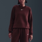 Nike Phoenix Crew Sudadera - Burgundy Crush/Sail