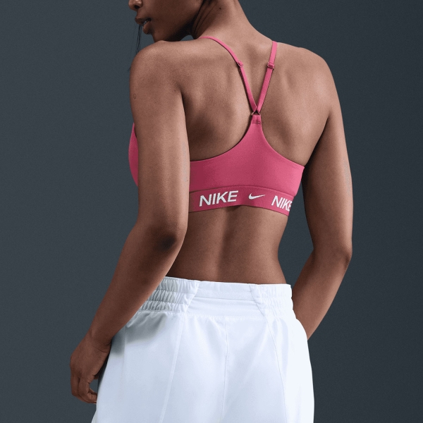 Nike Indy Swoosh Sports Bra - Sweet Beet