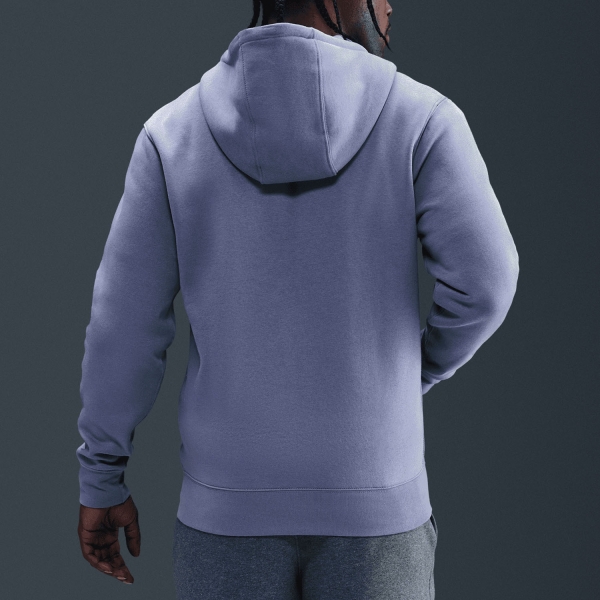 Nike Club Fleece Hoodie - World Indigo/White