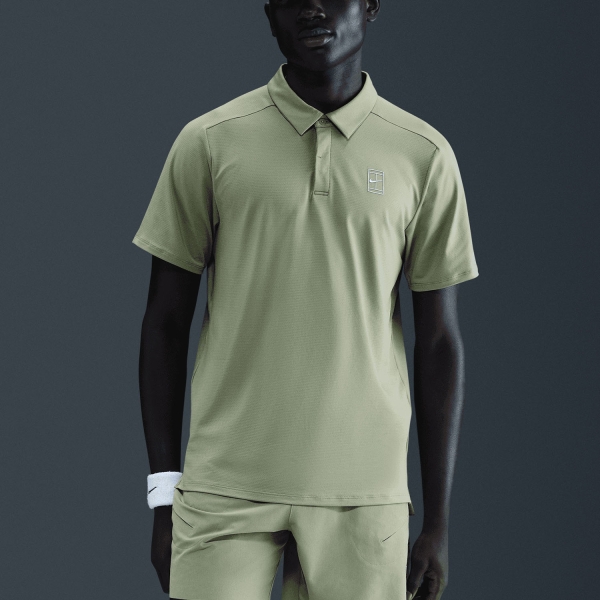 Polo Tenis Hombre Nike Court Advantage Polo  Oil Green/White FZ6907386